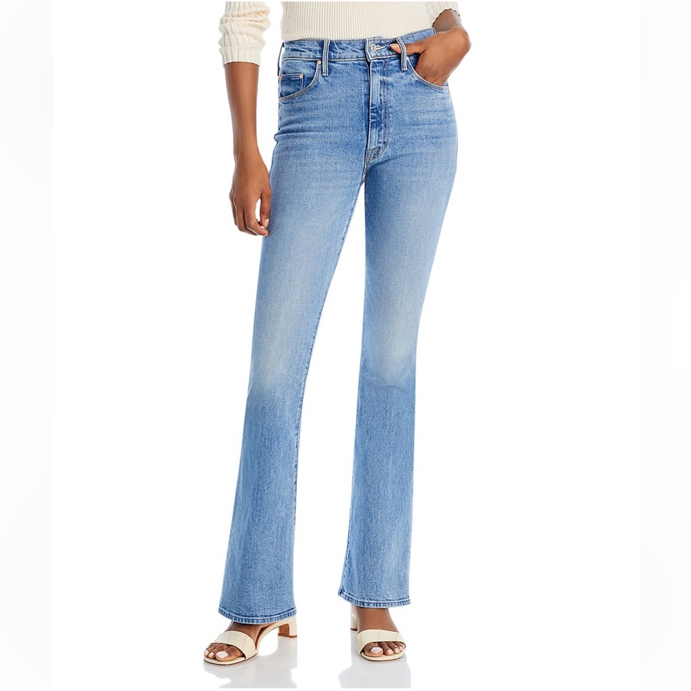 Mother- High Waisted Weekender Heel in Belle De Jour